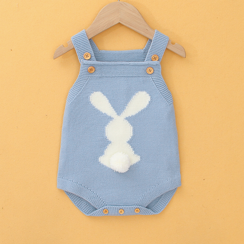 Baby Clothing Easter - Baby Bodysuit Knit Sleeveless Newborn Girl