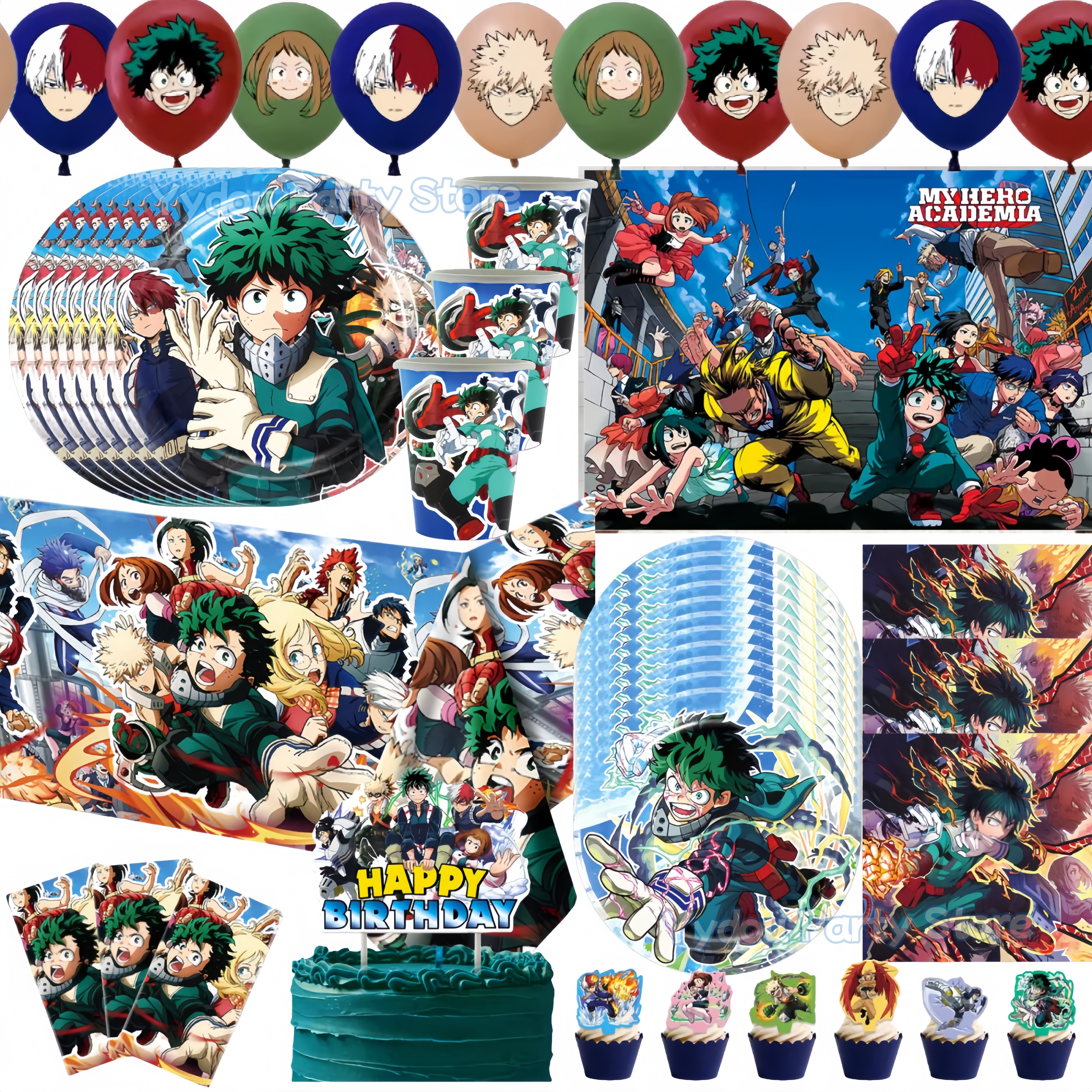 Hero Academiaed Birthday Party - Baby Clothing Easter บทวิจารณ์และราคา