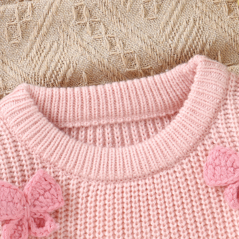 Fashion Bowknot Knitted Baby G - Baby Clothing Jumpers บทวิจารณ์และราคา