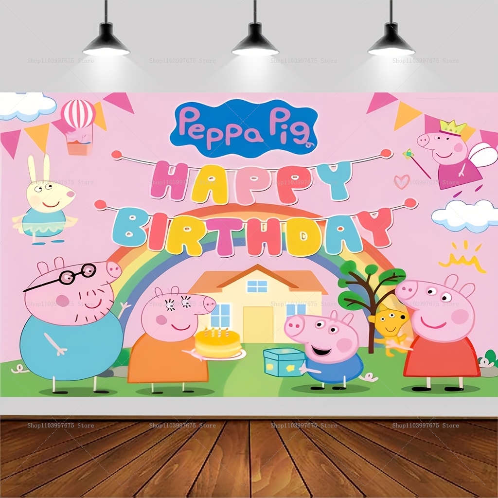 Custom Name Cartoon Peppa Pig  - Baby Clothing Easter บทวิจารณ์และราคา