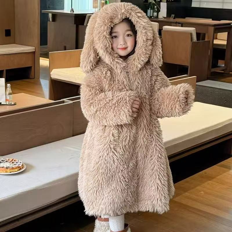 AutumnWinter Girls Fur Coat Ba - Baby X Clothing บทวิจารณ์และราคา