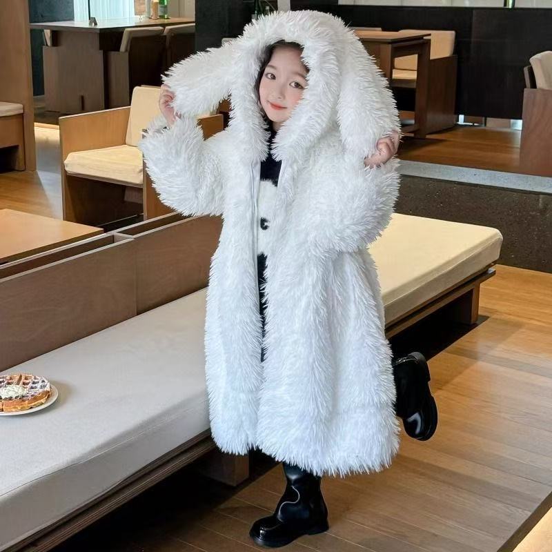 AutumnWinter Girls Fur Coat Ba - Baby X Clothing บทวิจารณ์และราคา