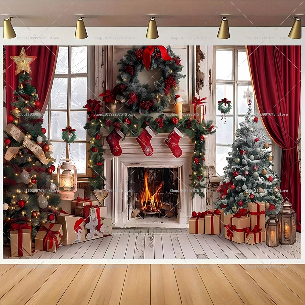 Merry Christmas Backdrops Wond - Baby Clothing Easter บทวิจารณ์และราคา