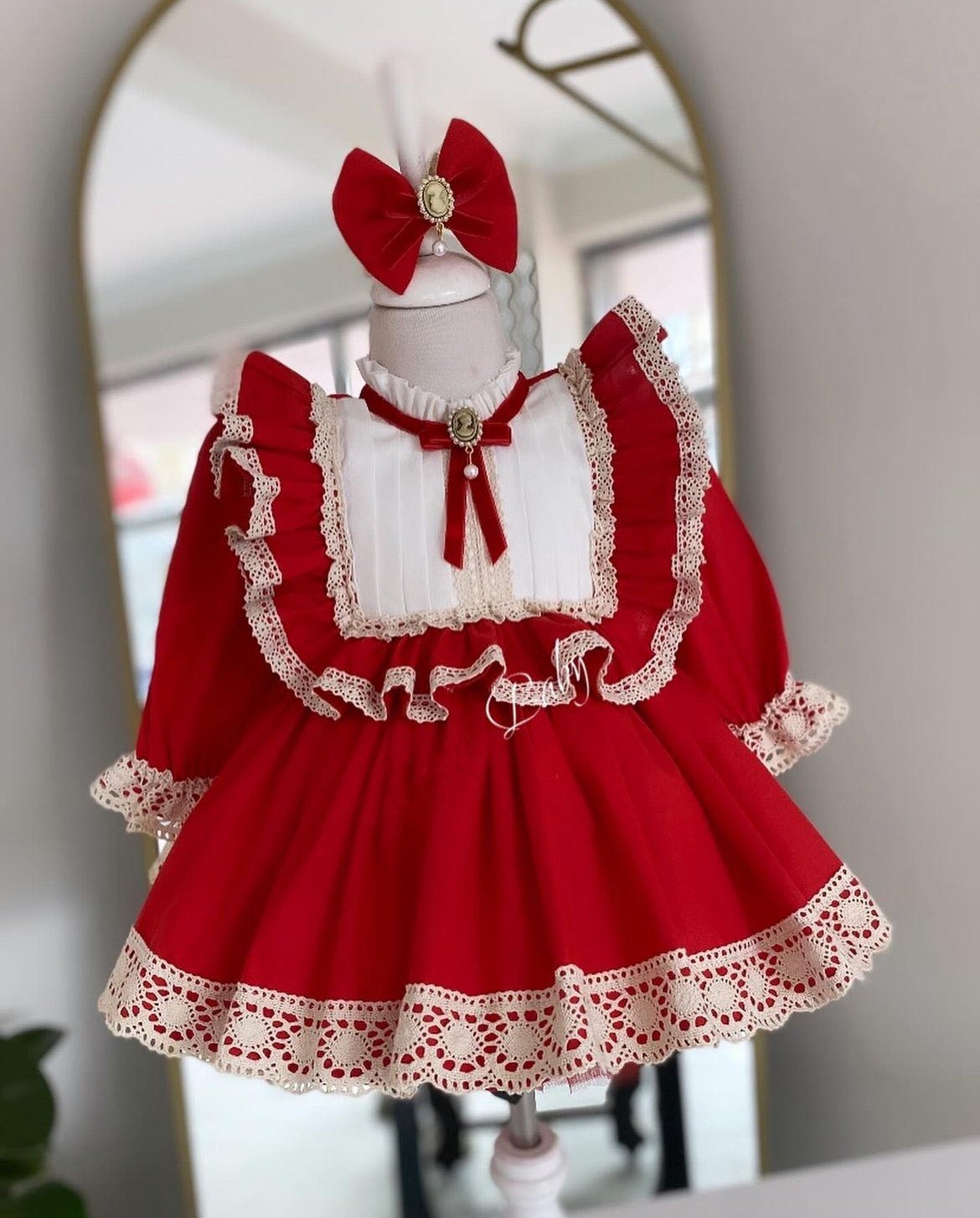 0-12Y Baby Girl Autumn Red Tur - Baby Clothing Easter บทวิจารณ์และราคา