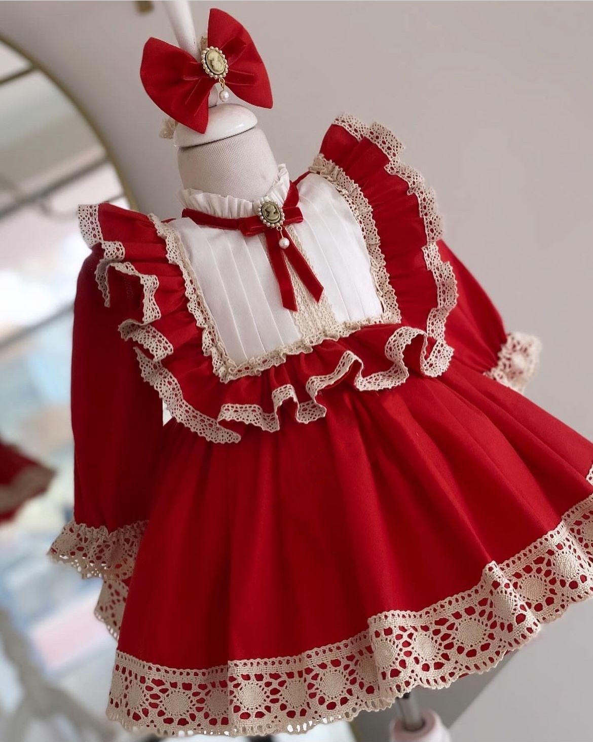 0-12Y Baby Girl Autumn Red Tur - Baby Clothing Easter บทวิจารณ์และราคา