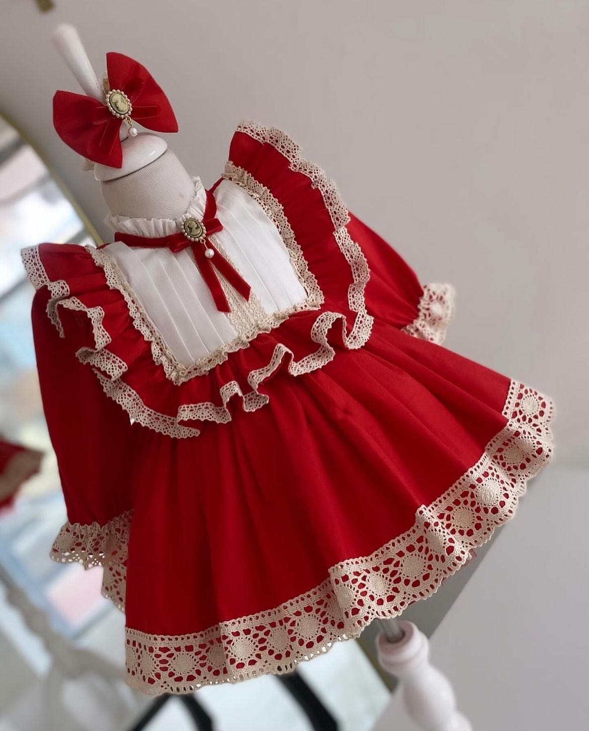 0-12Y Baby Girl Autumn Red Tur - Baby Clothing Easter บทวิจารณ์และราคา