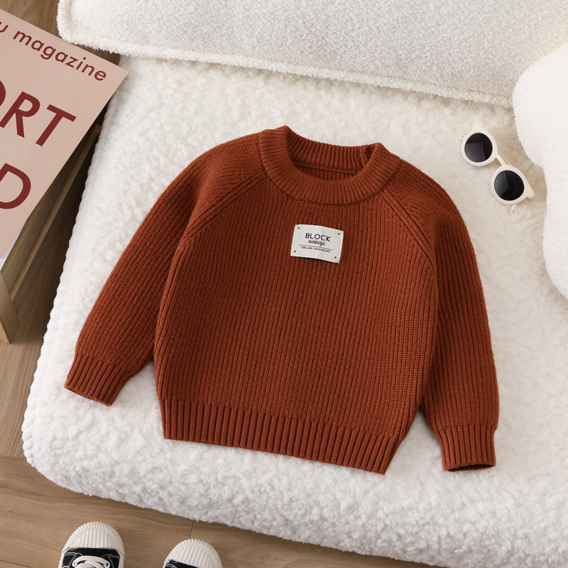 Children's Autumn Sweaters Boy - Baby Clothing Jumpers บทวิจารณ์และราคา