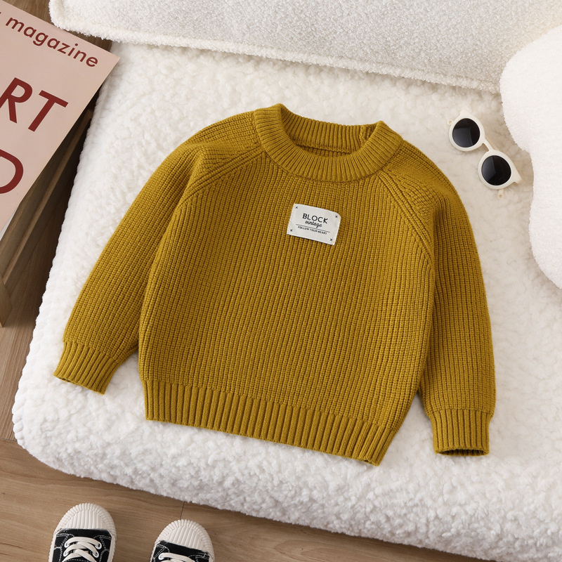 Children's Autumn Sweaters Boy - Baby Clothing Jumpers บทวิจารณ์และราคา