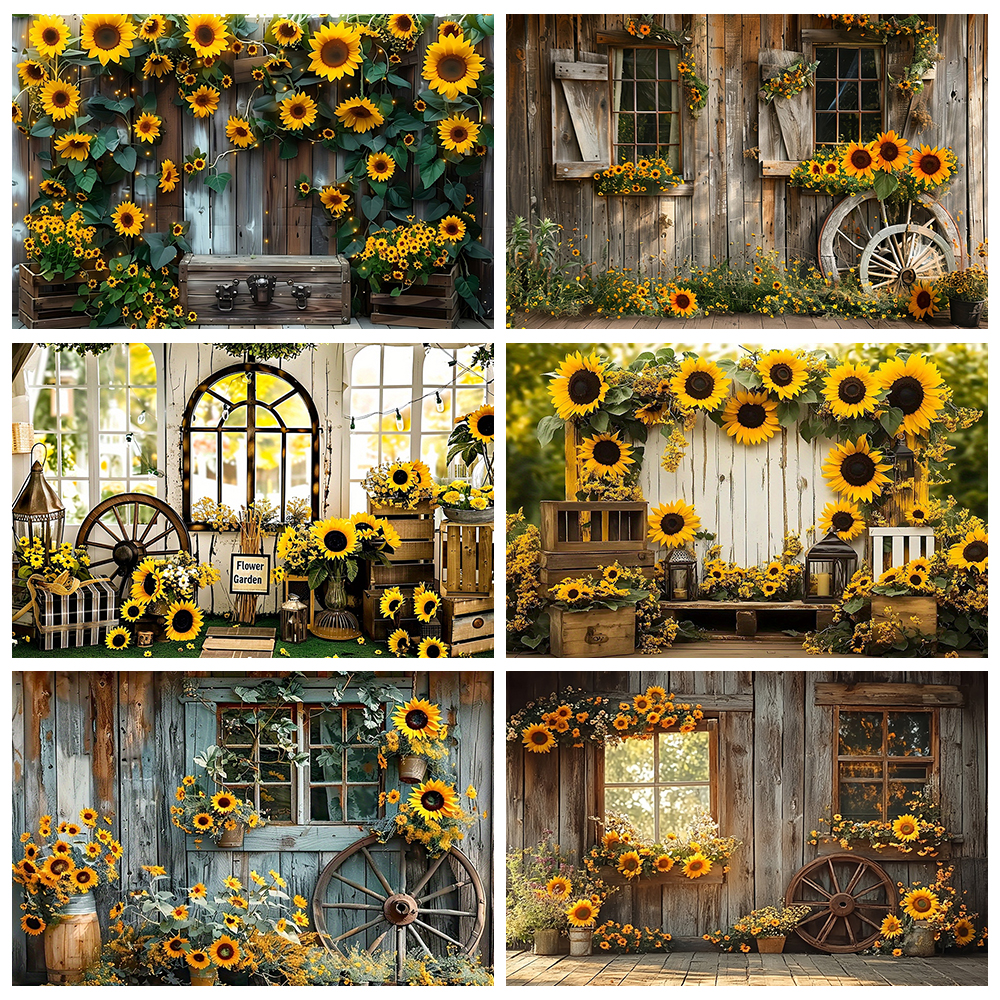 Spring Sunflowers Photography  - Baby Clothing Easter บทวิจารณ์และราคา