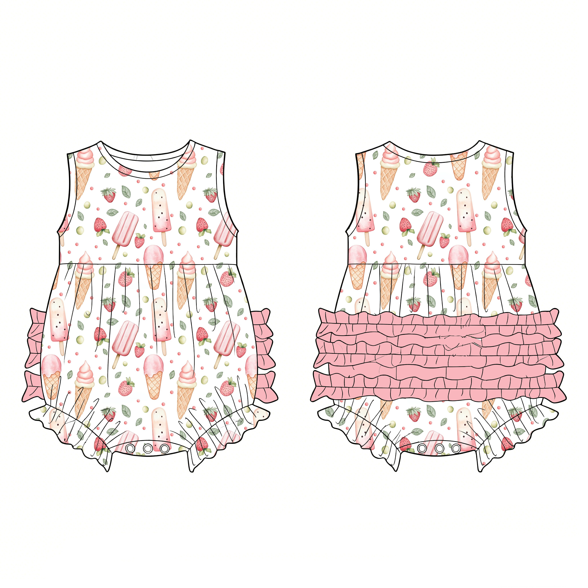 Baby Girls Clothing Cute Print - Baby X Clothing บทวิจารณ์และราคา