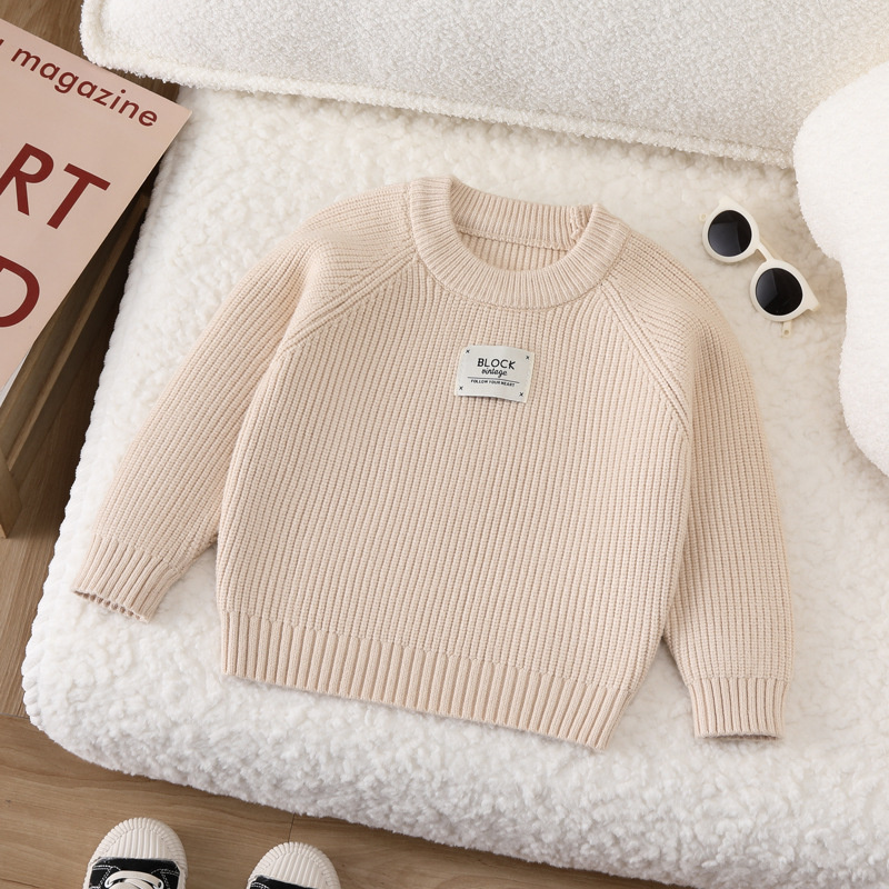 Boys Girls Knit Sweaters Child - Baby Clothing Jumpers บทวิจารณ์และราคา