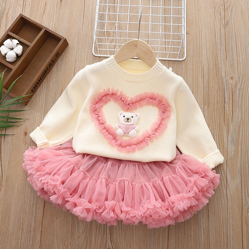 Girl's Jumper Set Autumn and W - Baby Clothing Jumpers บทวิจารณ์และราคา