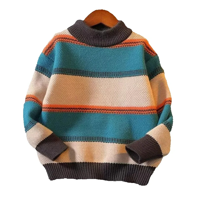 Boys Knitted Sweater New Winte - Baby Clothing Jumpers บทวิจารณ์และราคา