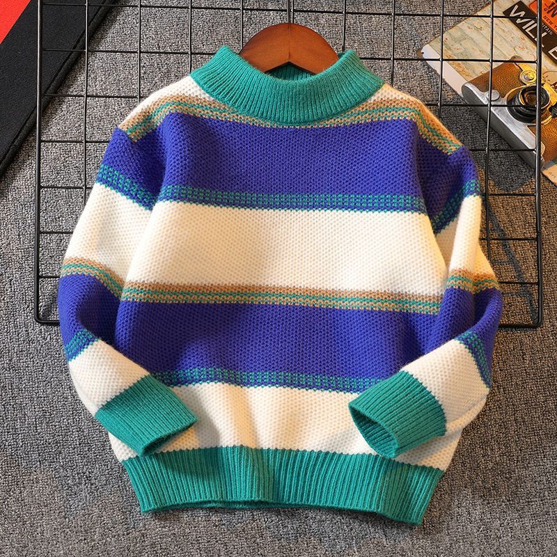 Boys Knitted Sweater New Winte - Baby Clothing Jumpers บทวิจารณ์และราคา