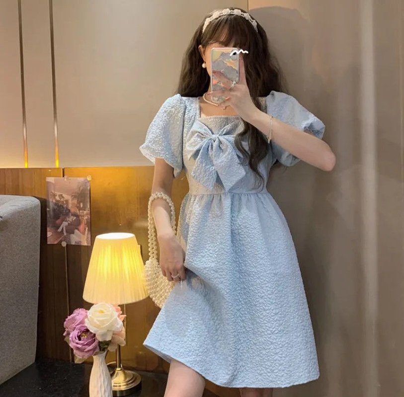 Casual Puff Sleeve Fairy Dress - Baby X Clothing บทวิจารณ์และราคา