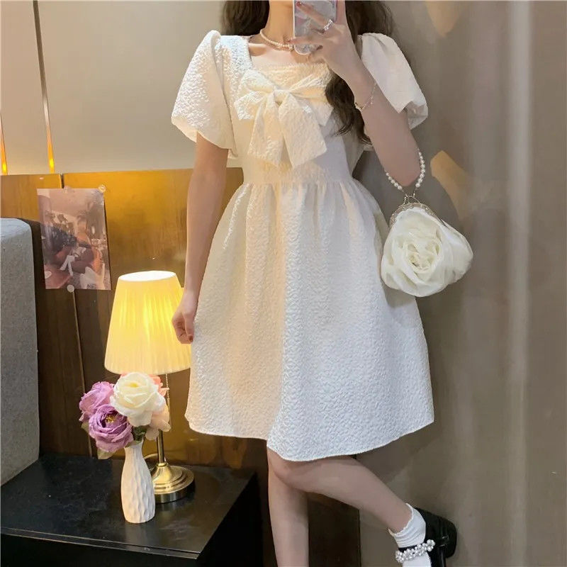 Casual Puff Sleeve Fairy Dress - Baby X Clothing บทวิจารณ์และราคา