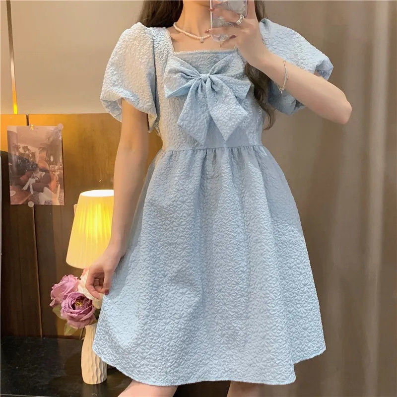 Casual Puff Sleeve Fairy Dress - Baby X Clothing บทวิจารณ์และราคา