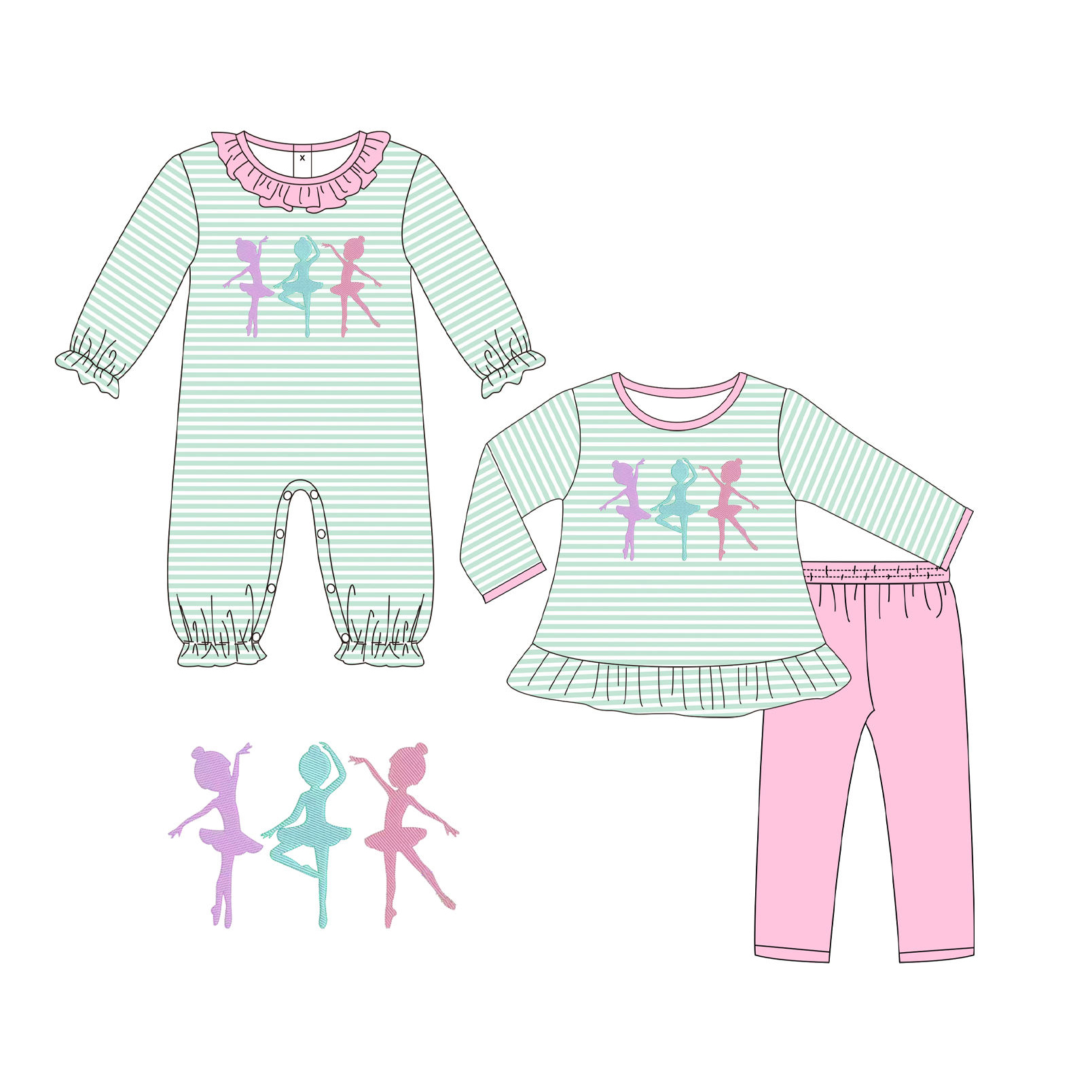 New Toddler Ballet Girls Cloth - Baby X Clothing บทวิจารณ์และราคา