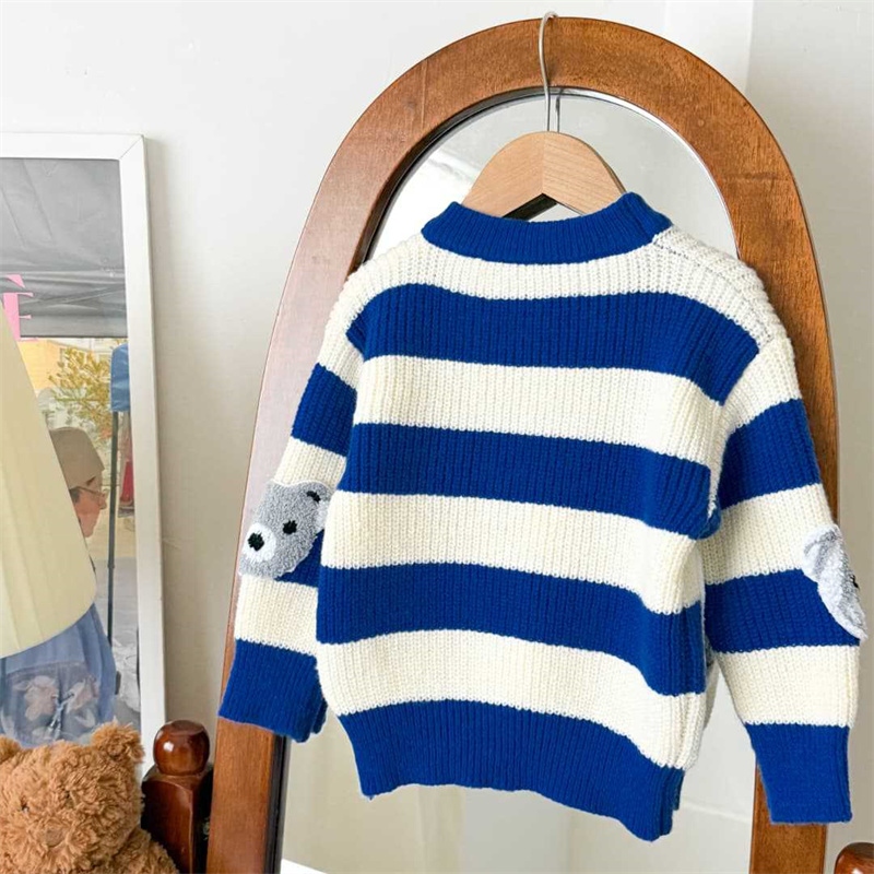 Children's Warm Sweaters Boys  - Baby Clothing Jumpers บทวิจารณ์และราคา