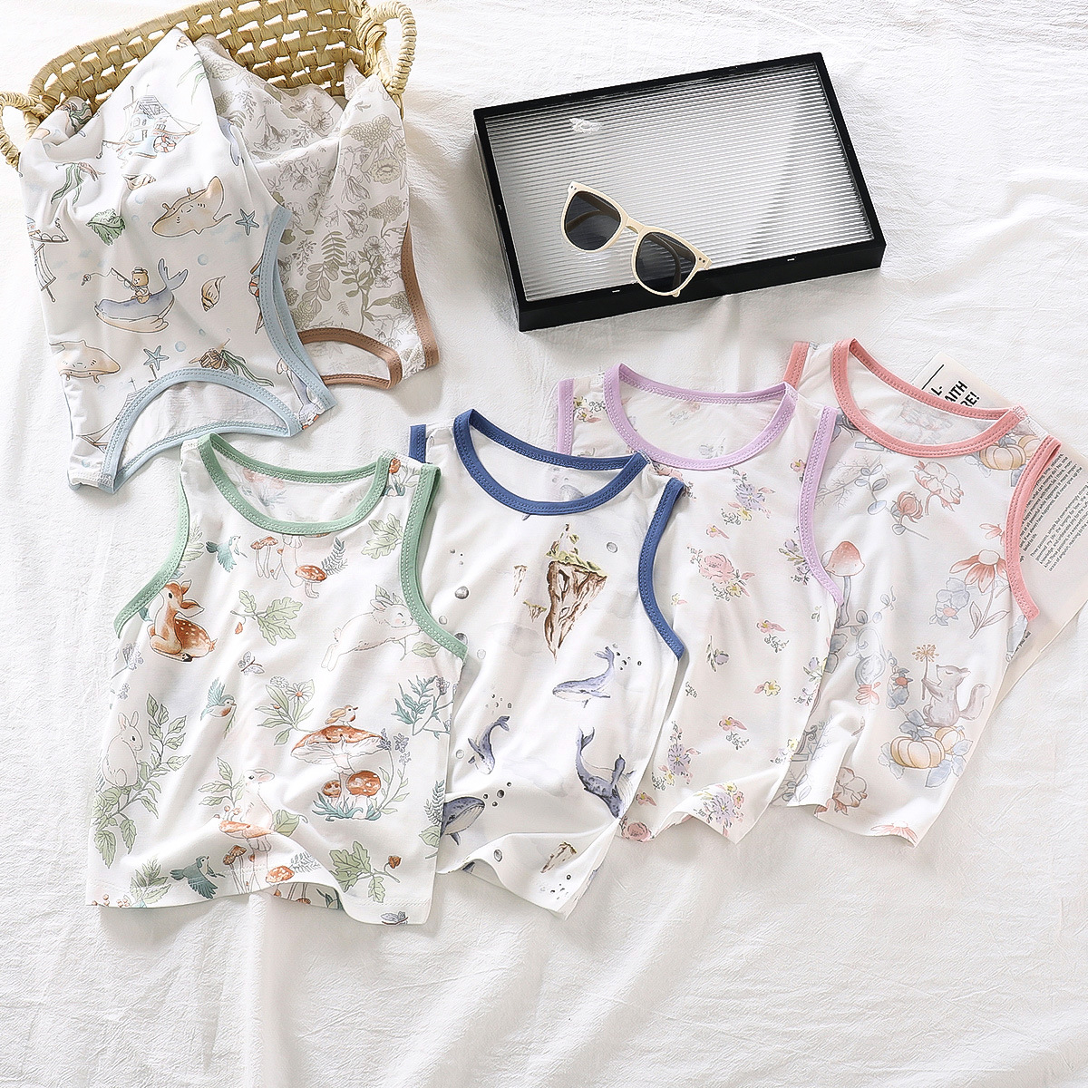 Summer Kids Tanks Top Children - Baby X Clothing บทวิจารณ์และราคา