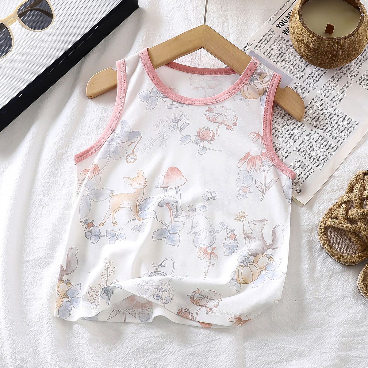 Summer Kids Tanks Top Children - Baby X Clothing บทวิจารณ์และราคา